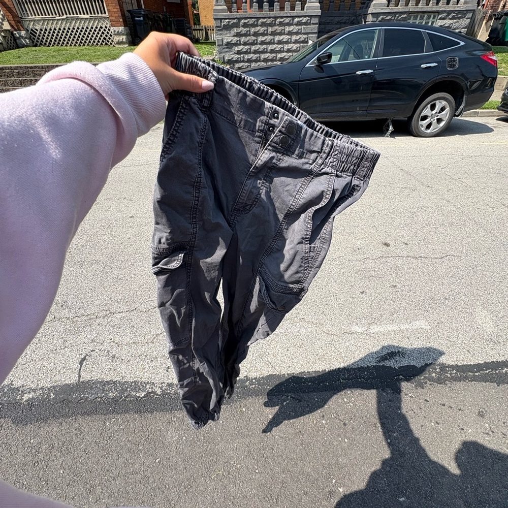 Men's Gray Cargo Pants